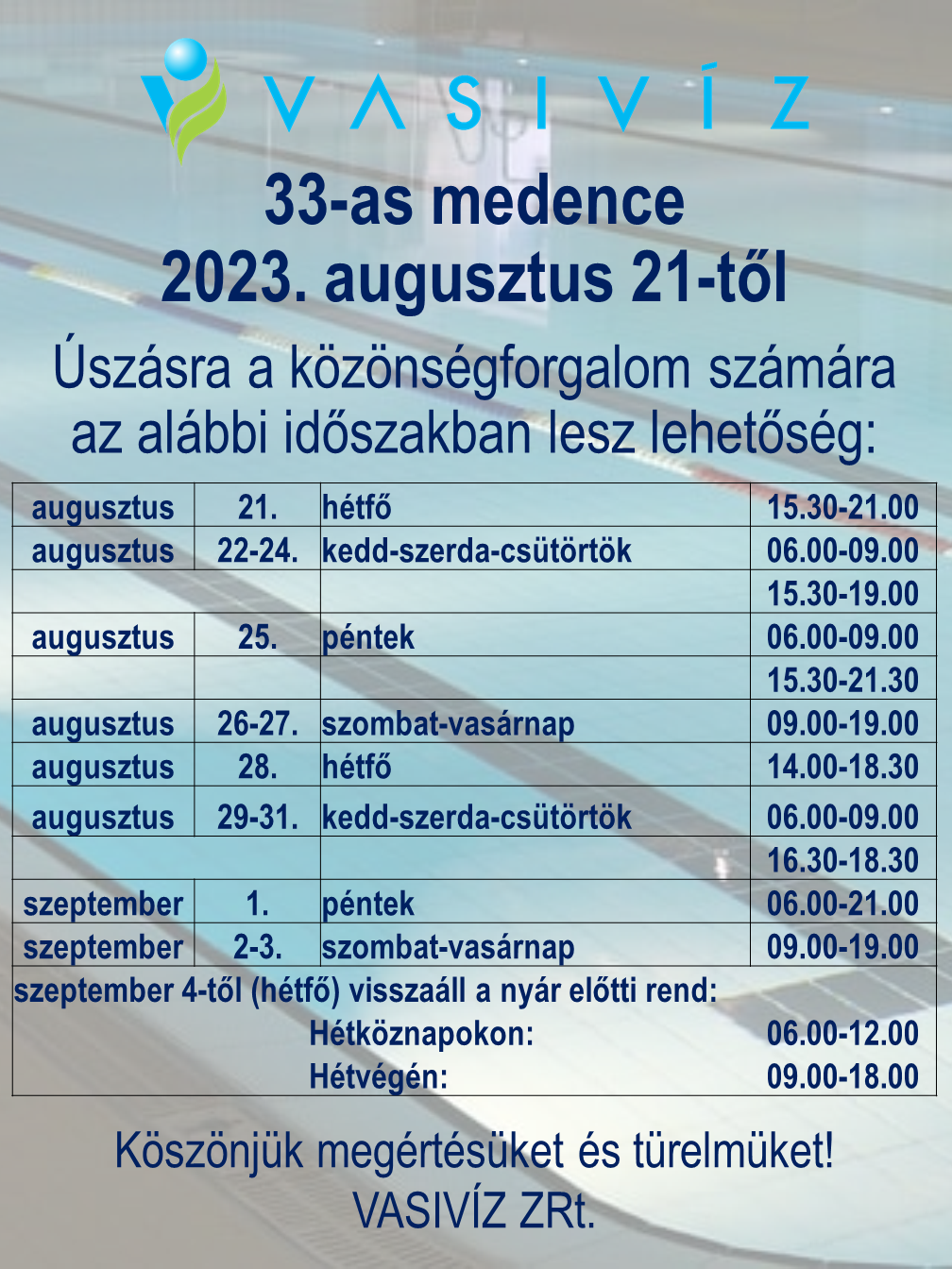 33-as medence 2023.08.21-től
